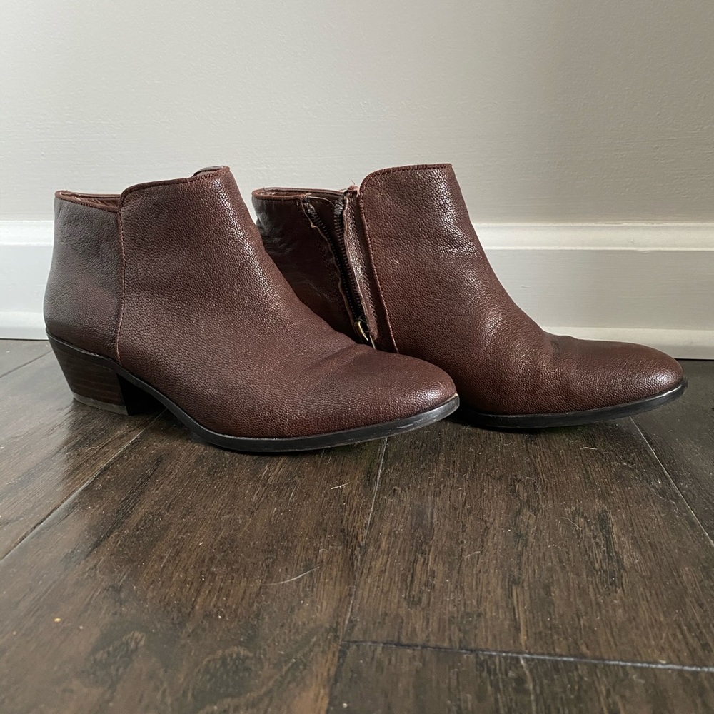 Sam Edelman Petty Brown Ankle Booties